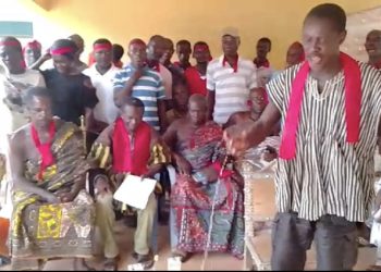 C/R: Chiefs curse Upper Denkyira East NDC chairman for allegedly participating in galamsey