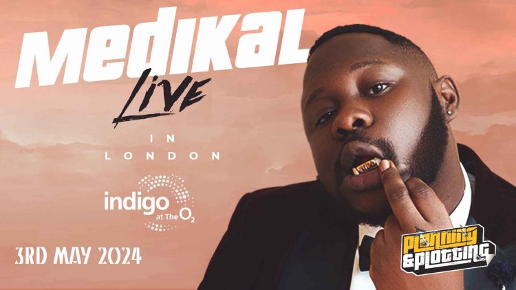 Rapper Medikal set to make history with debut O2 Concert on May 3