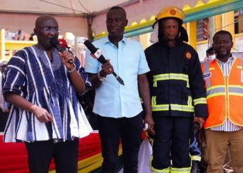 Veep, Chief Fire Officer visit Madina market fire scene