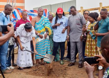 Mayor of Accra, Okaikwei South MP, break ground for new school building in Avenor Community