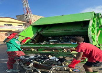 AMA supports Gamashie Youth with logistics to clean, desilt drains