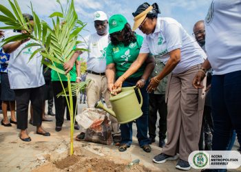 Mayor of Accra, Chief Justice, GFA President plant trees to mark Green Ghana Day