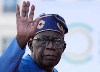 Nigeria’s President Tinubu falls over during ceremony