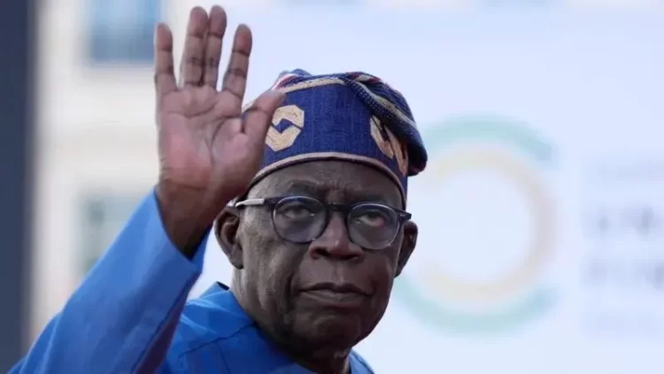 Nigeria’s President Tinubu falls over during ceremony
