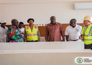 New Greater Accra Regional Minister inspects ongoing projects in Accra Metropolis