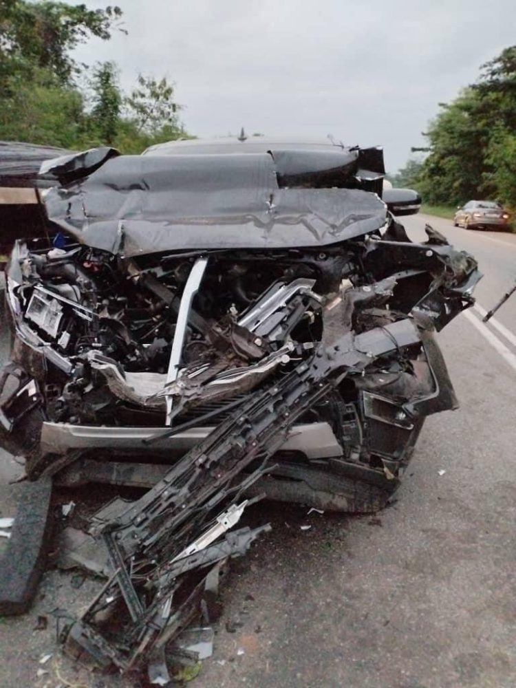 Richard Ahiagbah involved in near-fatal accident on Accra-Kumasi highway