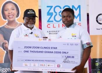 Azumah Nelson concludes inaugural Zoom Zoom Clinics with inspiring session at PRESEC