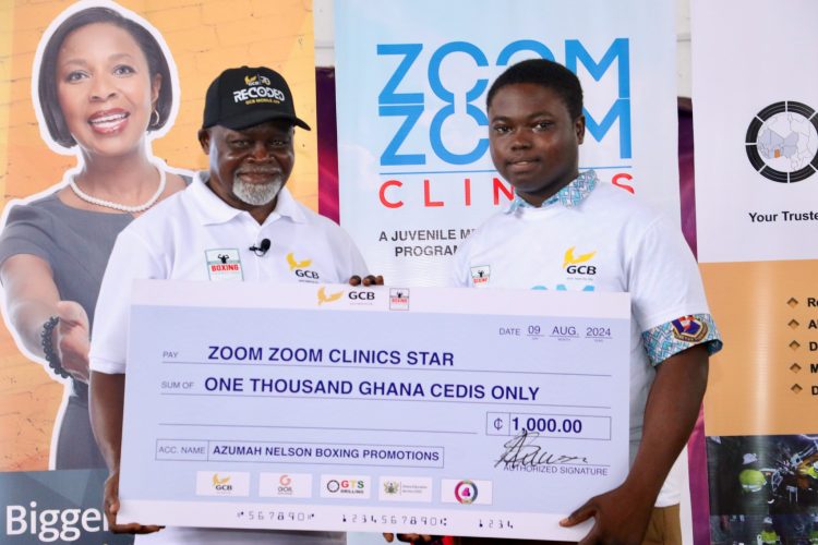 Azumah Nelson concludes inaugural Zoom Zoom Clinics with inspiring session at PRESEC