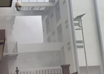 Fire guts part of Job 600 building at Parliament