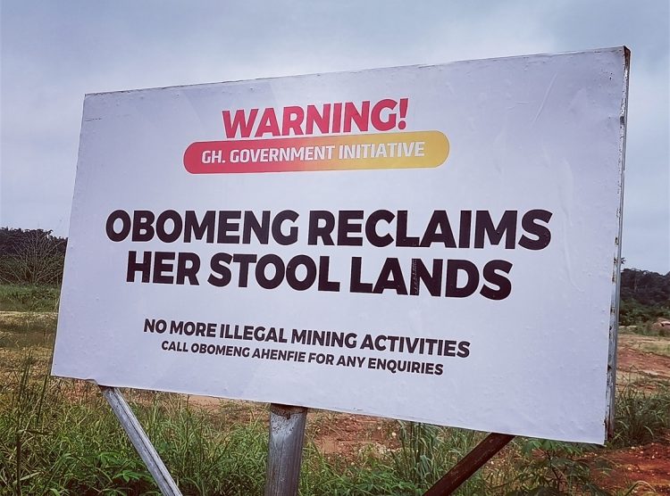 Kwahu: Obomeng Hene reaffirms commitment to reclaim lands affected by illegal mining