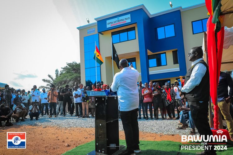 C/R: Bawumia commissions Regional Police Headquarters in Kasoa