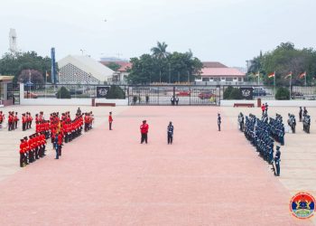 GHANA Armed Forces holds 41st ceremonial guard changing parade at Jubilee House