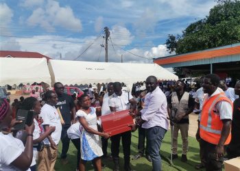 Mpraeso MP donates items to four Senior High Schols in his constituency