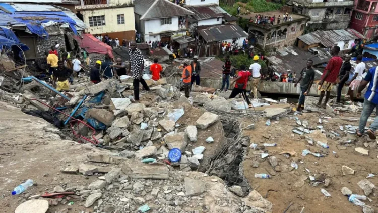 Sierra Leone building collapse kills 10