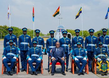 President Akufo-Addo honours 12 new pilots at Ghana Air Force Wings parade