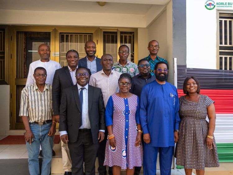 Korle Bu CEO visits Ablekuma South MP-elect to strengthen ties