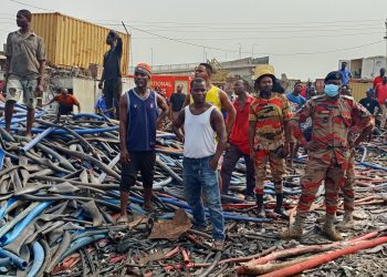 Fire guts Ashaiman scrapyard, millions lost in damages