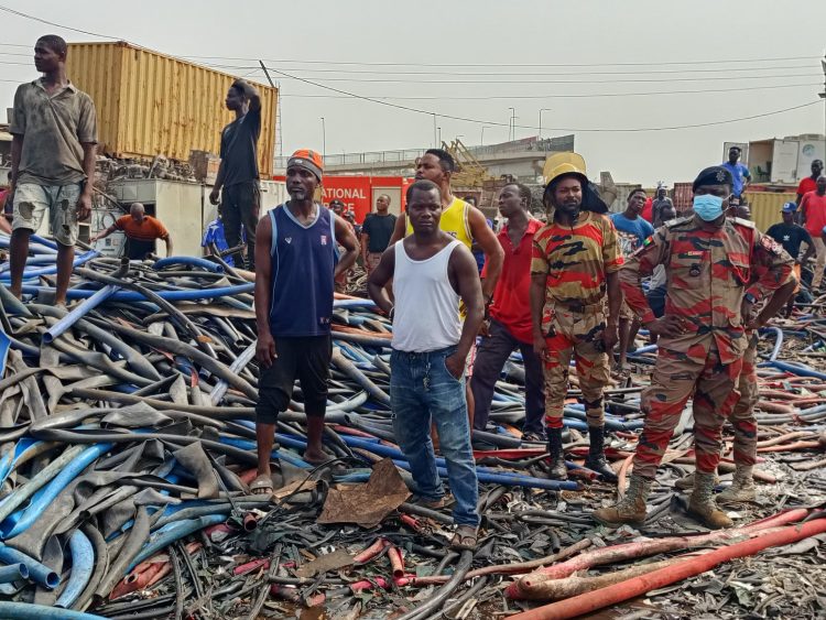 Fire guts Ashaiman scrapyard, millions lost in damages