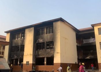 Police investigate fire incident at Ablekuma North ballot center