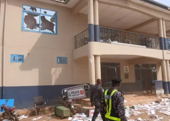 Military intervenes as angry youth attack election Collation Centre