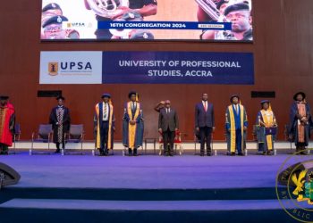 President commissions twin-tower building at UPSA