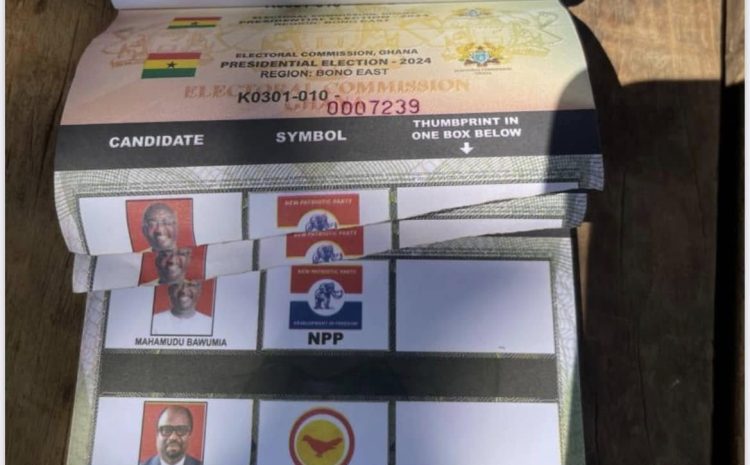 Ballot issuer arrested for tearing Presidential Candidate’s name at Bayiri Polling Station