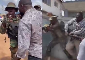 Elections 2024: Viral video captures clash between soldiers and civilians at Obuasi East