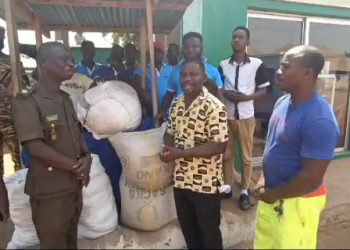 Dansel Plumbing Works donates essential items to Sunyani Central Prisons