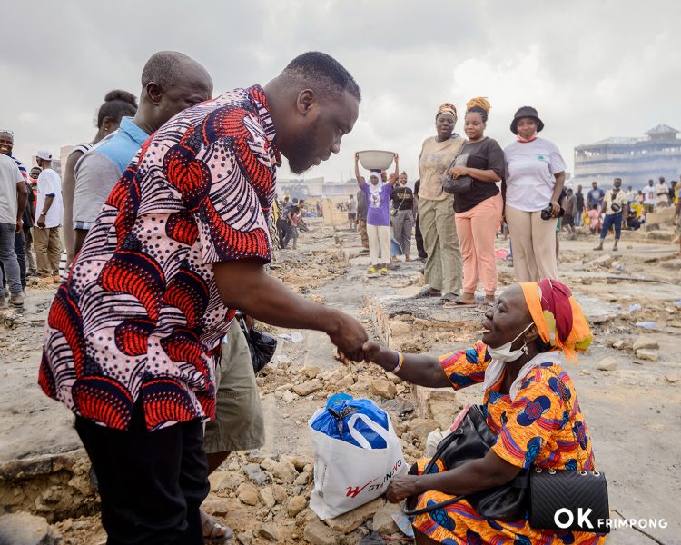 MP-Elect Ohene Kwame Frimpong donates GH₵10k to support Kantamanto fire victims
