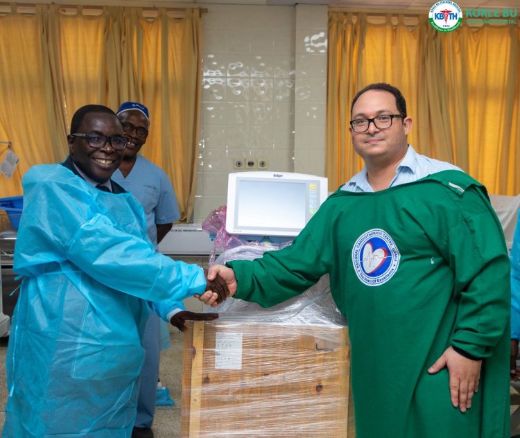 Life Care Technology donates $35,000 ICU ventilator to Korle Bu