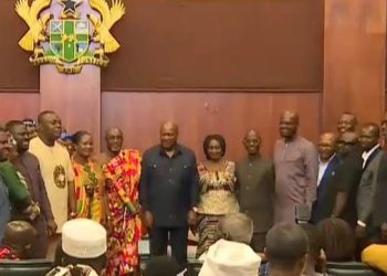 President Mahama swears in new Council of State Members