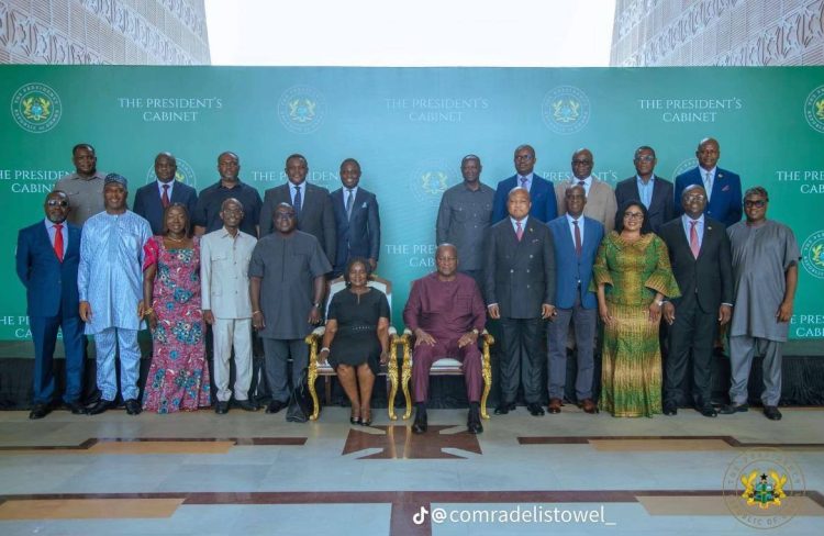 President Mahama unveils Cabinet Ministers