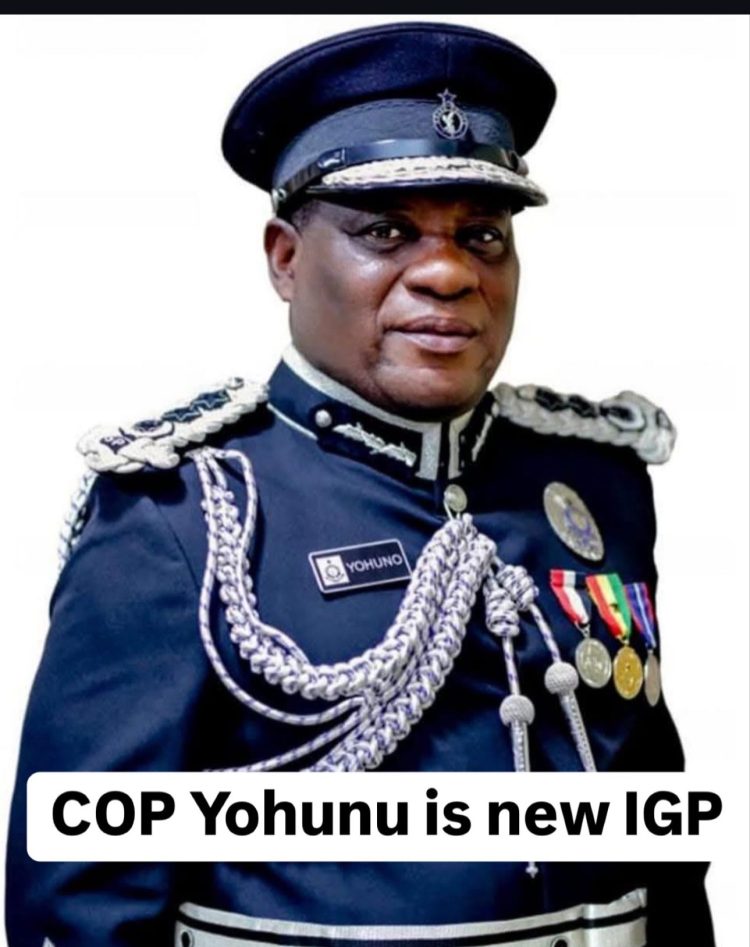COP Christian Tetteh Yohunu is new IGP