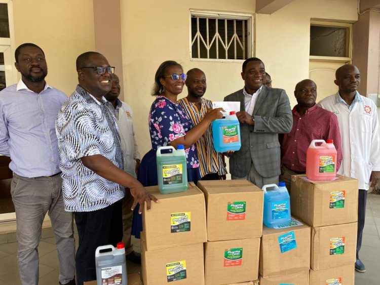 KNUST Faculty of Pharmacy & Pharmaceutical Sciences donates to Korle-Bu