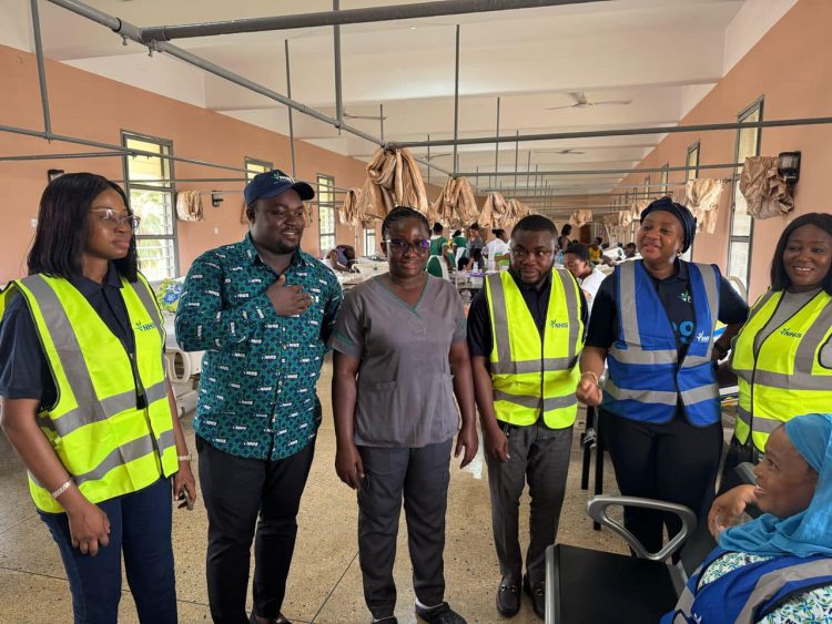 NHIA team sensitizes members in Korle-Bu Teaching Hospital