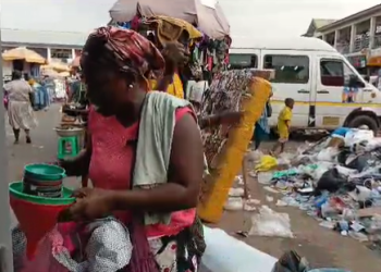 E/R: Waste piles up at Akyem Oda as traders warn of health crisis