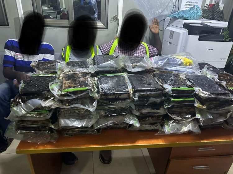 NACOC intercepts 73 slabs of suspected cocaine bound for Netherlands