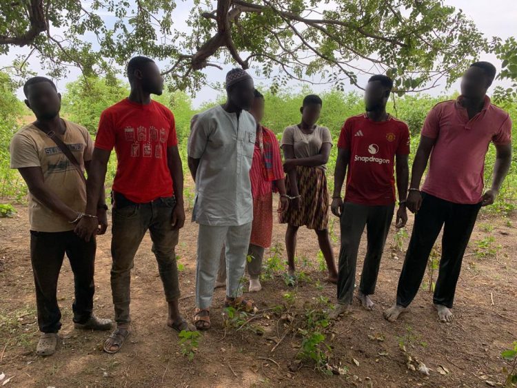 Seven arrested for illegal mining on Black Volta River