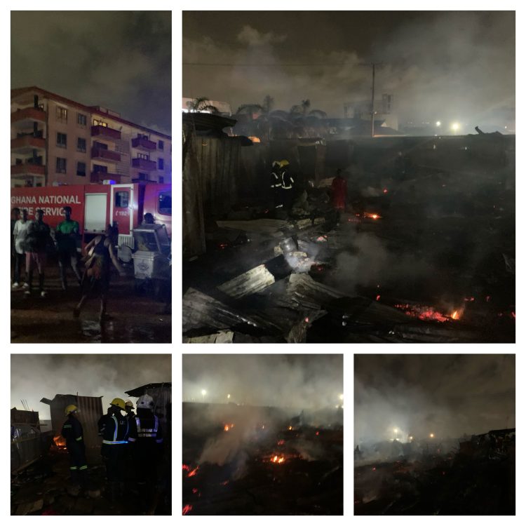 Young woman dies in Madina inferno as over 150 structures burn