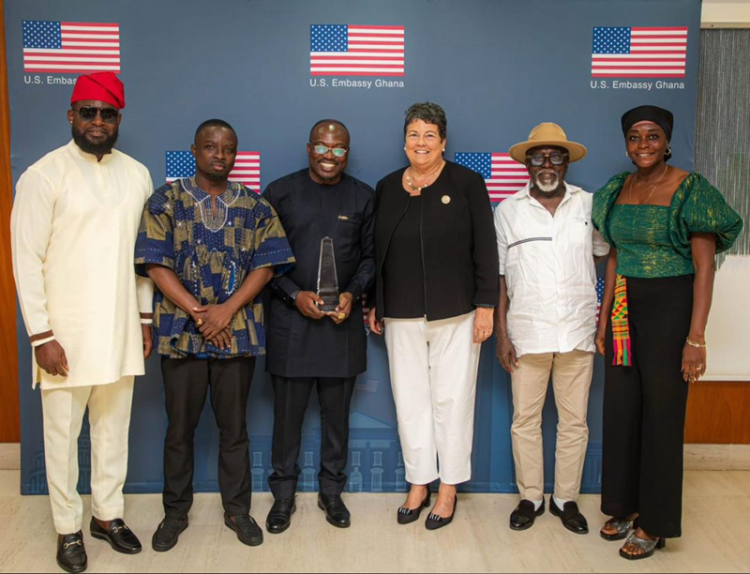 US Embassy in Ghana welcomes ACCP Delegation to celebrate Mawuko Kuadzi’s ARTIOS Win