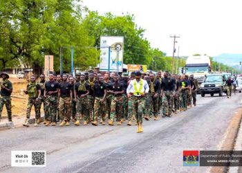 GAF 11 mechanized battalion observes Labour Day