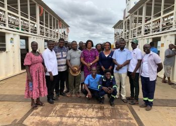 Afram Plains North DCE visits VLTC staff at Agordeke