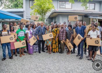 Ablakwa gifts laptops to 36 rural teachers in North Tongu