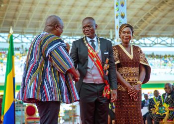 Gabon coup leader takes office as President for next seven years