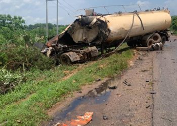 One dead, five injured in Kintampo highway fuel tanker crash