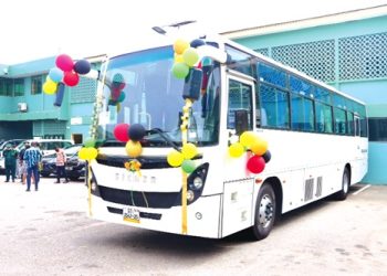 German Federal Police donates 62-seater bus to GIS