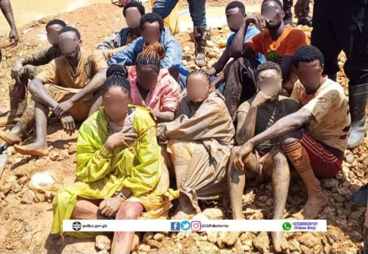 15 arrested for galamsey activities at Manso Adubia