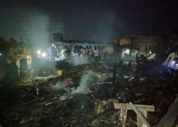 Fire Service contains deadly blaze at Art Centre—over 50 wooden structures destroyed