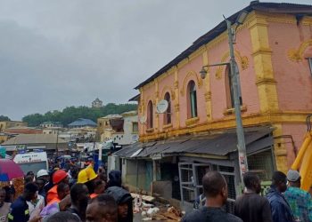 C/R: Two dead, three critically injured following collapse of building during downpour in Cape Coast