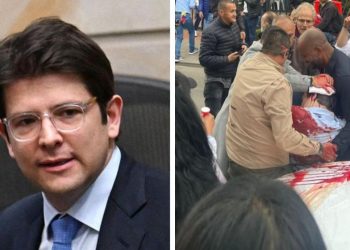 Columbian Presidential candidate shot at rally in Bogota